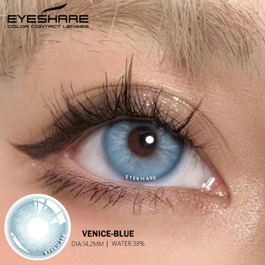 Venice Blue 14.2mm 1 Pair | 1 Year