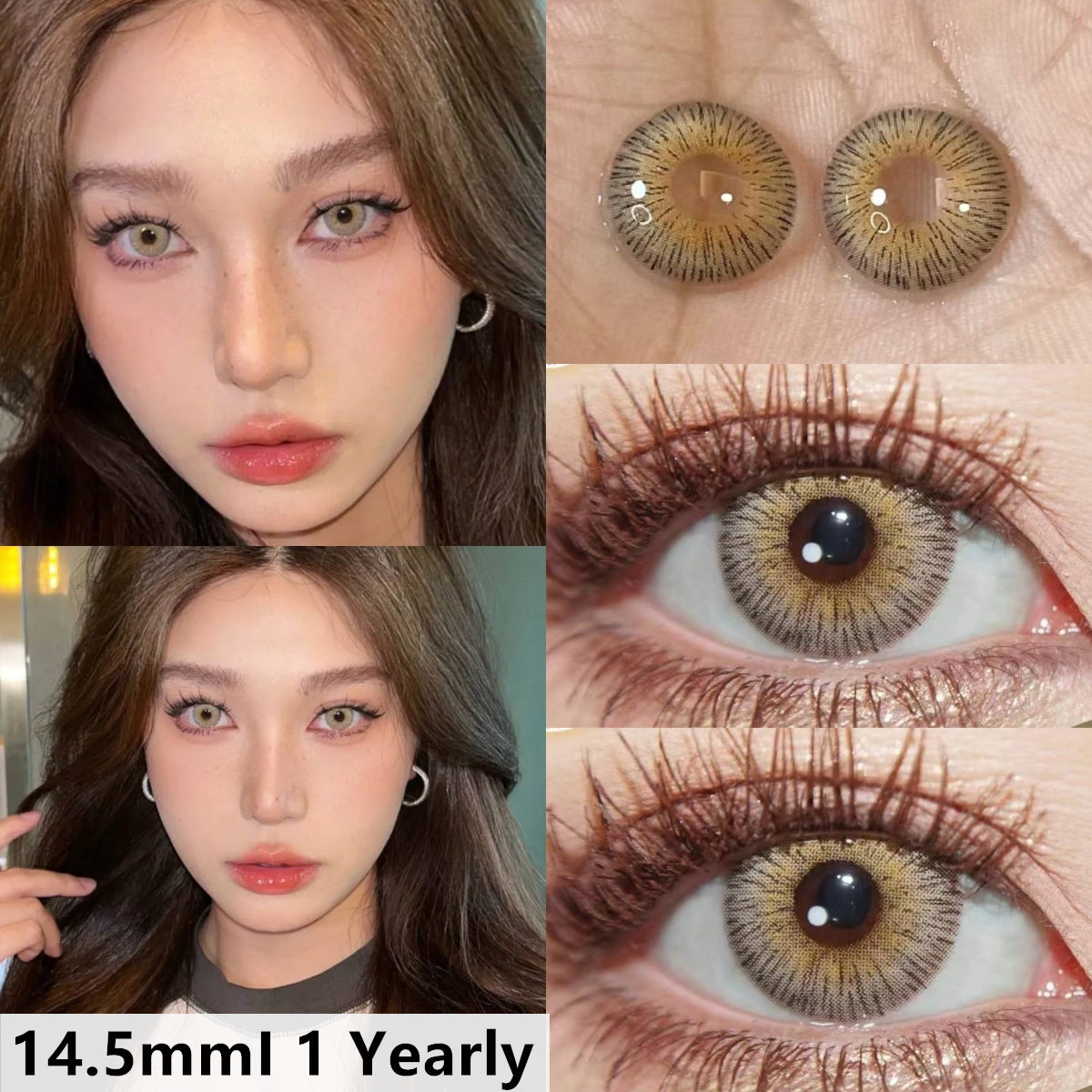 Vienna Brown 14.5mm 1 Pair | 1 Year