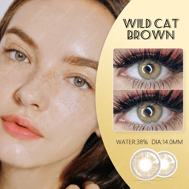 Wildact Brown 14.0mm 1 Pair | 1 Year