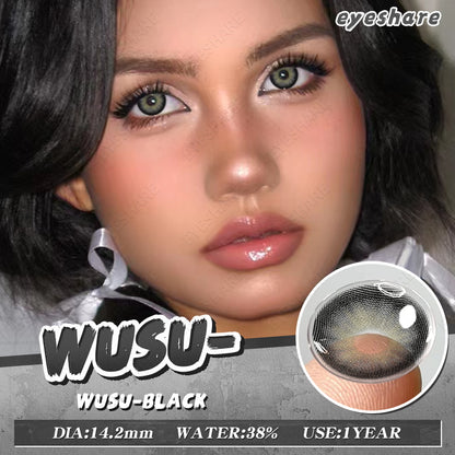 Wusu Black 14.2mm 1 Pair | 1 Year