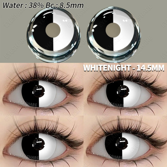 Cosplay Whitenigh 14.5mm 1 Pair | 1 Year