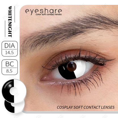 Cosplay Whitenigh 14.5mm 1 Pair | 1 Year