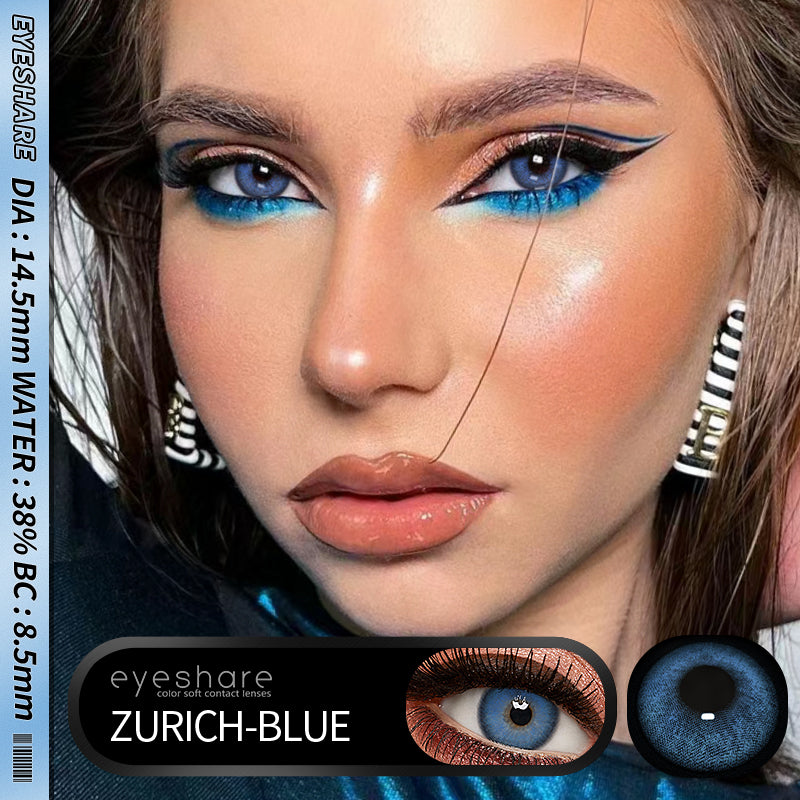 Zurich Blue 14.5mm 1 Pair | 1 Year