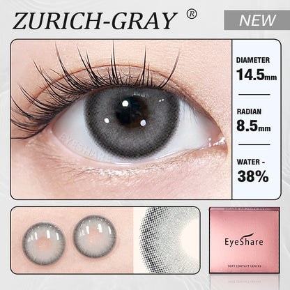 Zurich Gray 14.5mm 1 Pair | 1 Year