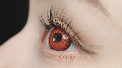 Cosplay AYY Red 14.5mm 1 Pair | 1 Year