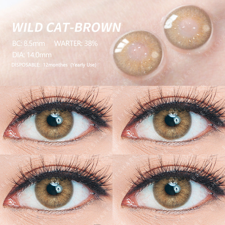 Wild Green color contact lenses