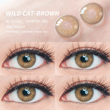 Wildact Brown 14.0mm 1 Pair | 1 Year