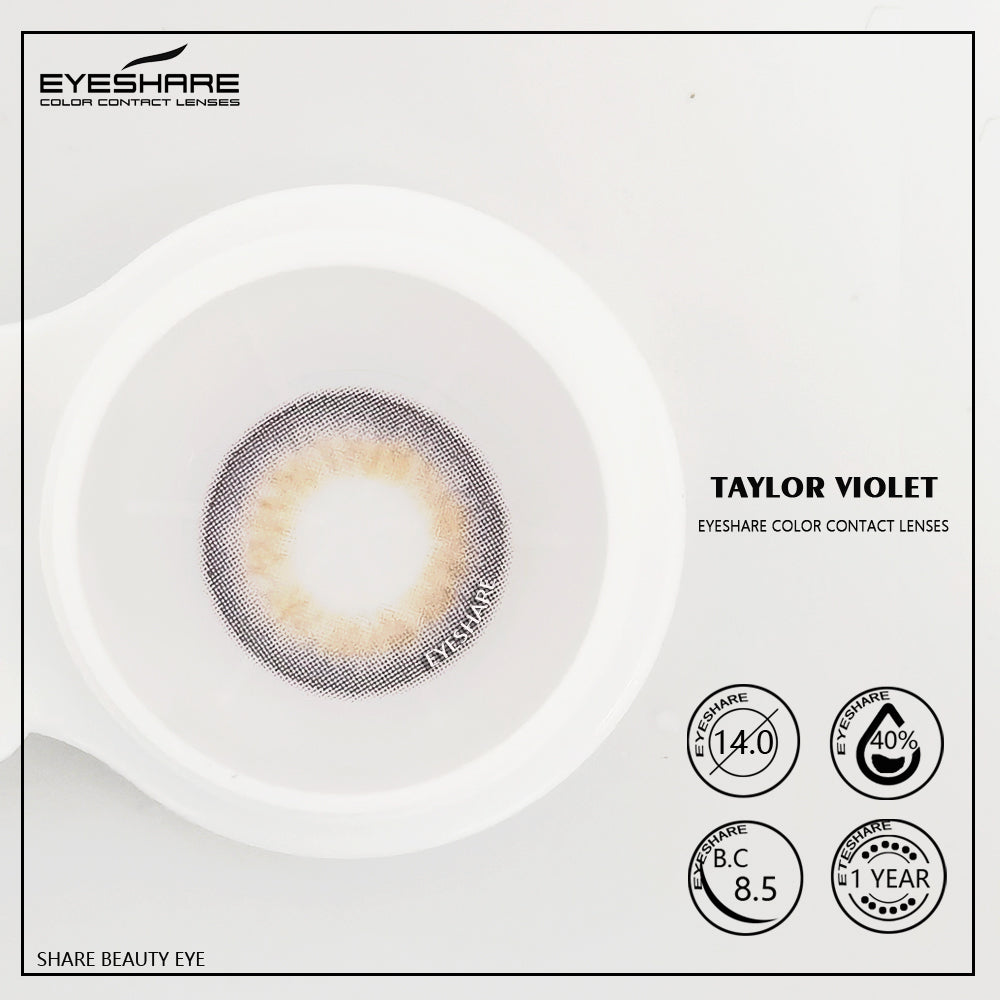 Taylor Violet 14.0mm 1 Pair | 1 Year