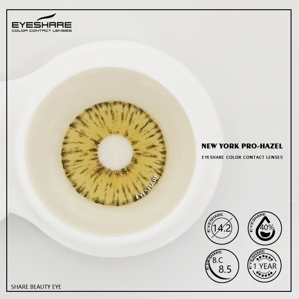 NewYork Hazel 14.2mm 1 Pair | 1 Year