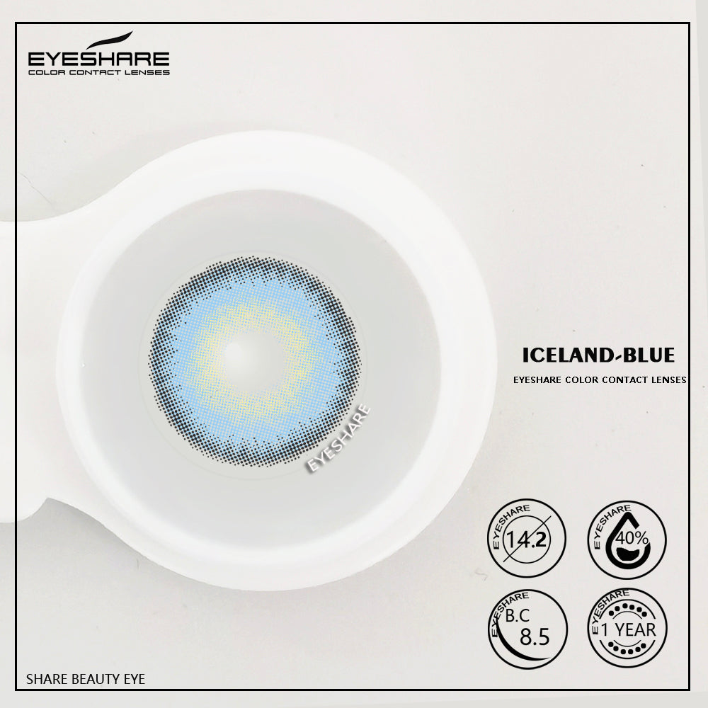 Iceland Blue 14.2mm 1 Pair | 1 Year