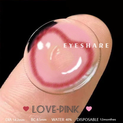 Love Pink 14.2mm 1 Pair | 1 Year