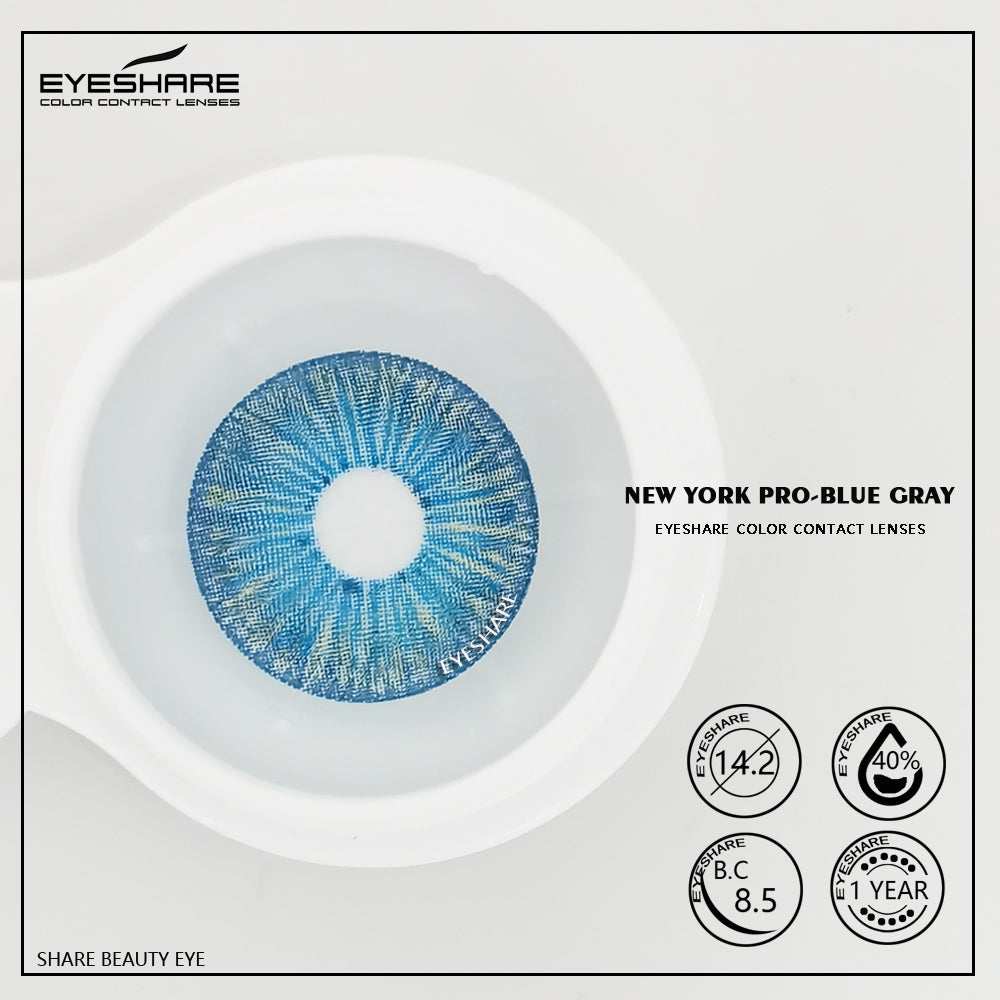 NewYork Blue 14.2mm 1 Pair | 1 Year