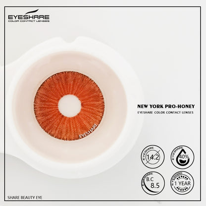 NewYork Honey 14.2mm 1 Pair | 1 Year