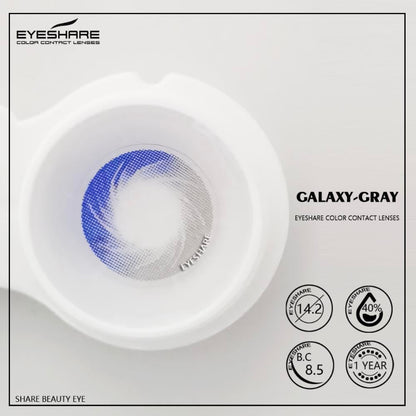 Galaxy Gray 14.2mm 1 Pair | 1 Year