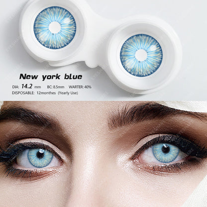 NewYork Blue 14.2mm 1 Pair | 1 Year