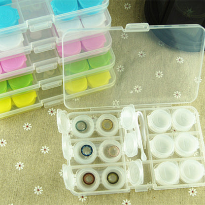 Container Set Contact Lenses Case Travel Contact Lenses Partner 6 Pairs