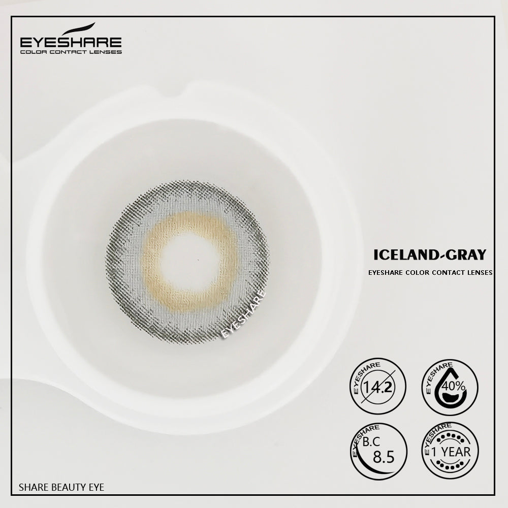 Iceland Gray 14.2mm 1 Pair | 1 Year