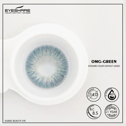 OMG Green 14.0mm 1 Pair | 1 Year